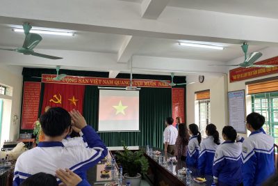 Lễ kết nạp Đoàn viên mới năm học 2023 -2024