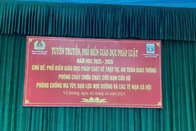 Tuyên truyền phổ biến giáo dục pháp luật cho học sinh trường THCS Yên Bình năm học 2025 – 2026