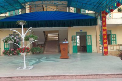 Lễ trưởng thành Đội cho học sinh lớp 9