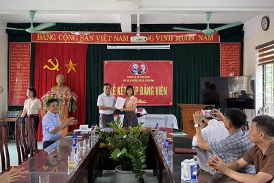 lễ kết nạp đảng viên mới 2024