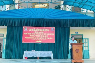 Tuyên truyền phổ biến giáo dục pháp luật cho học sinh trường THCS Yên Bình năm học 2025 – 2026